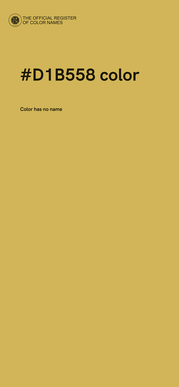 #D1B558 color image