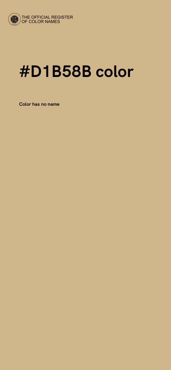 #D1B58B color image