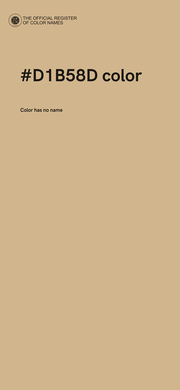 #D1B58D color image