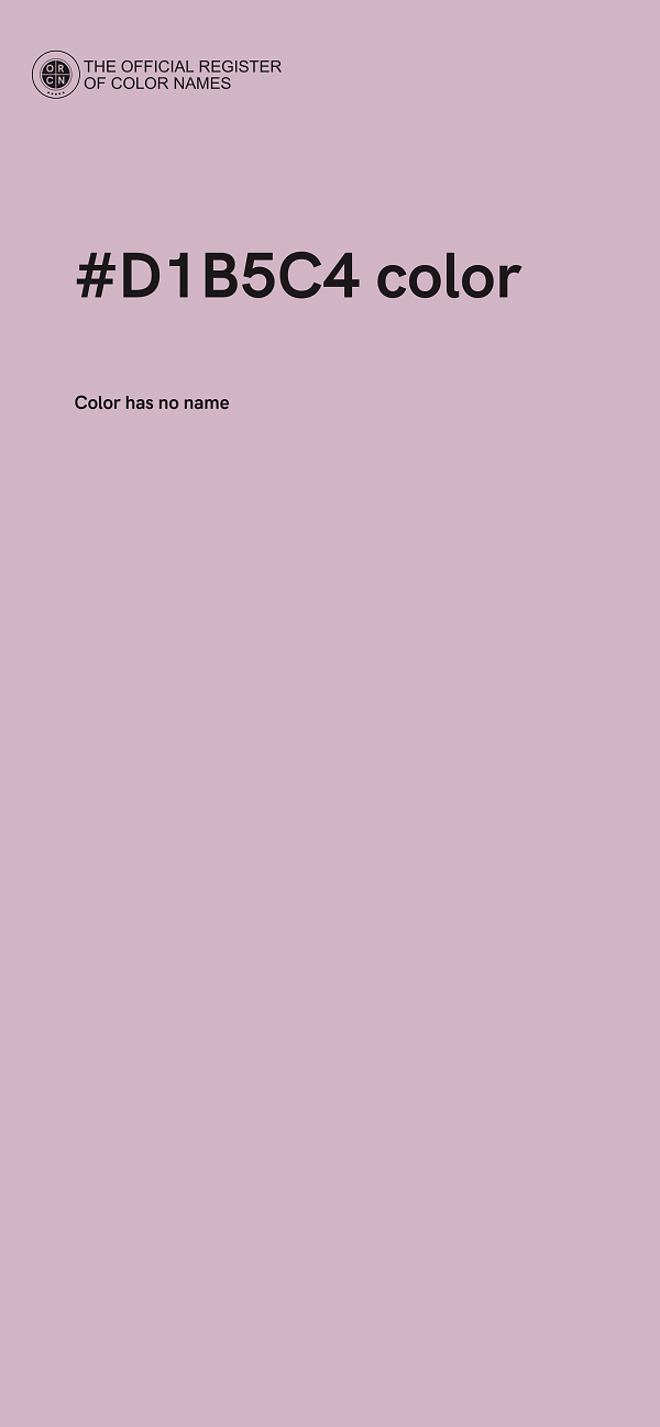 #D1B5C4 color image