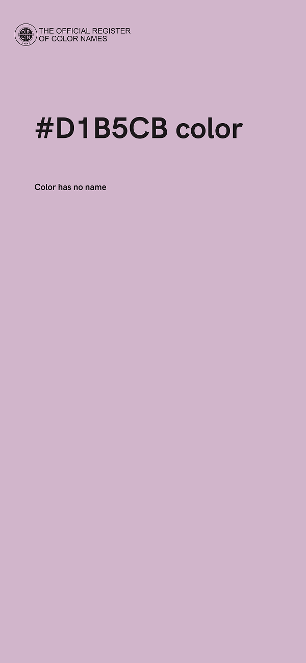 #D1B5CB color image