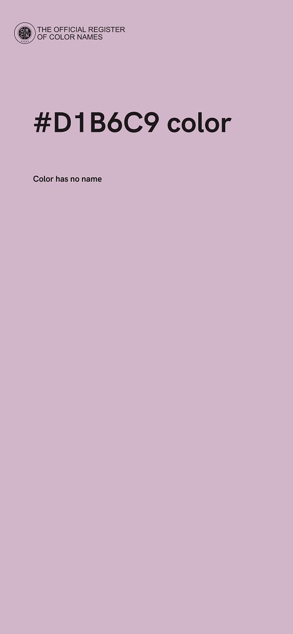 #D1B6C9 color image