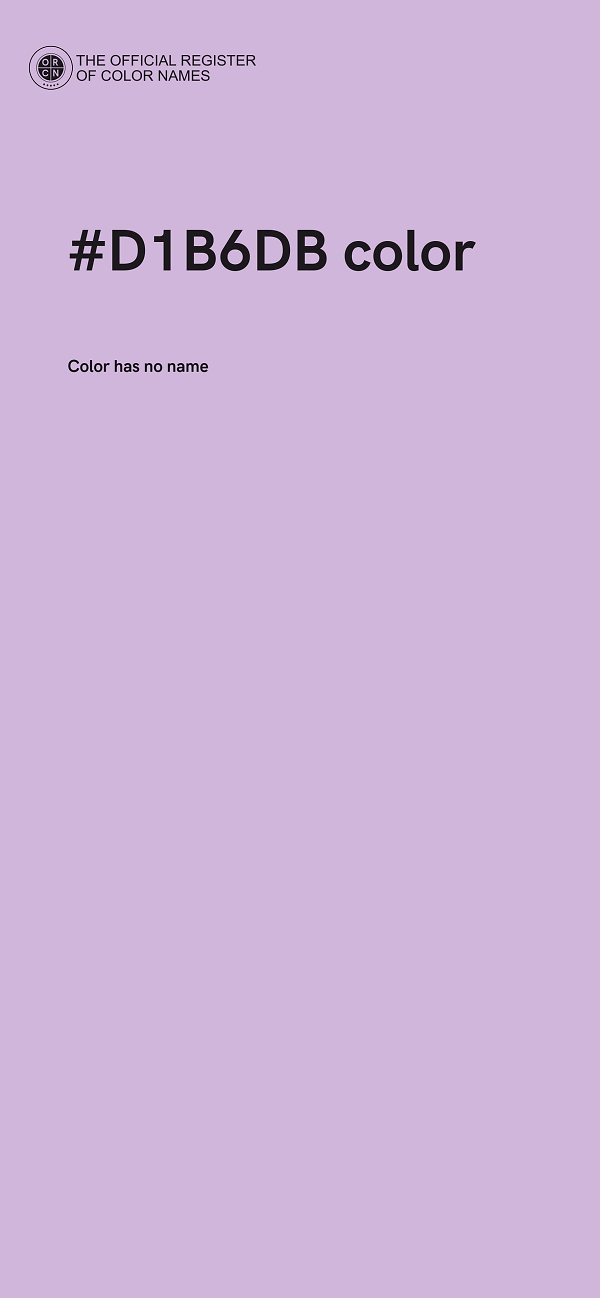 #D1B6DB color image