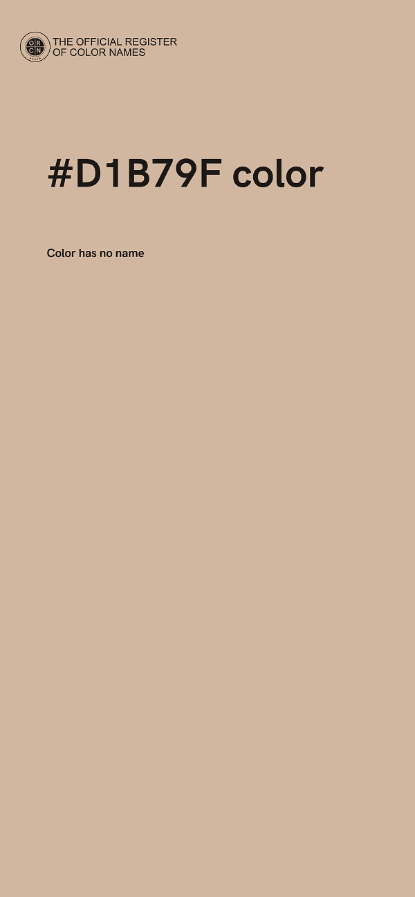 #D1B79F color image
