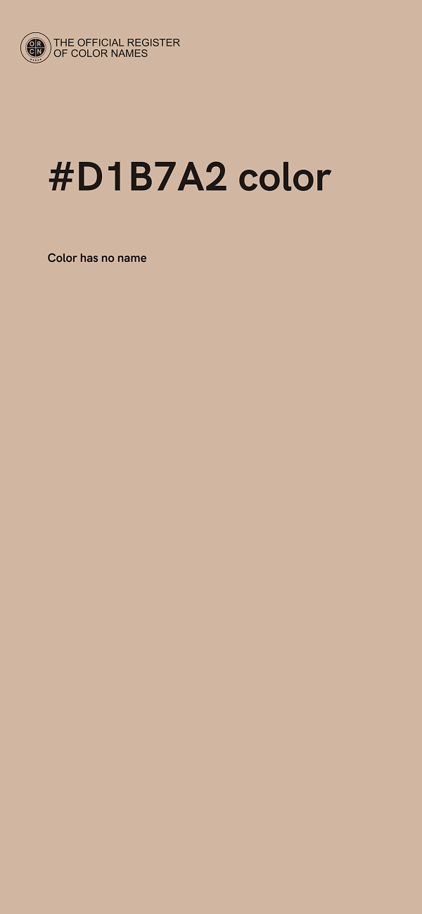 #D1B7A2 color image