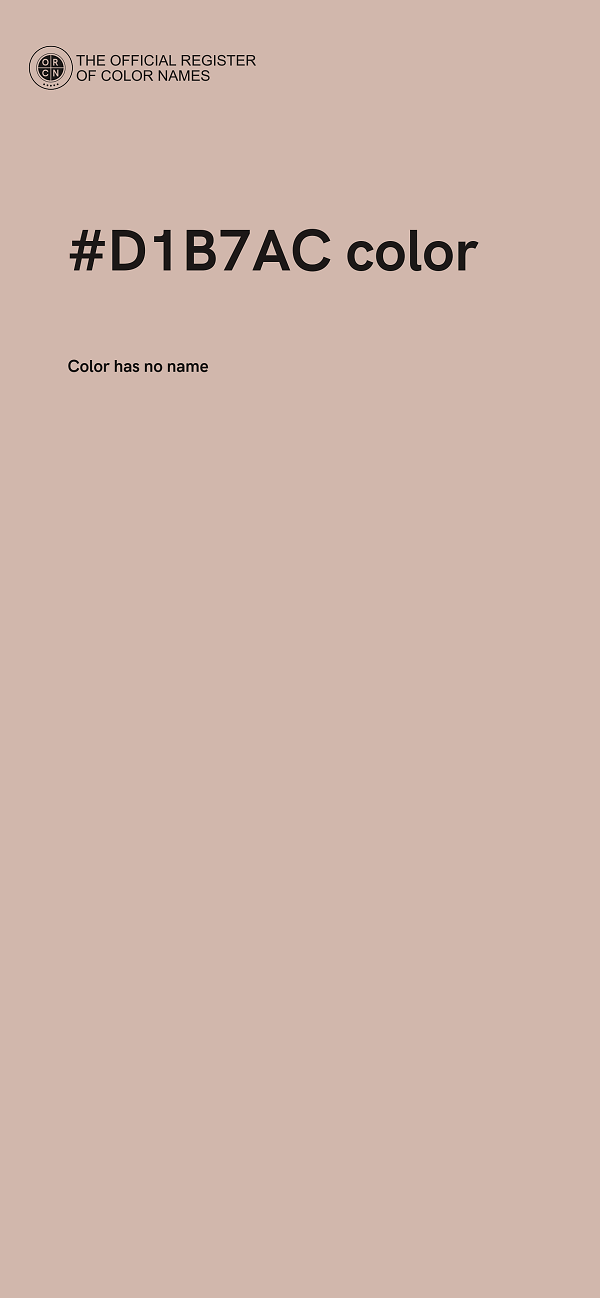 #D1B7AC color image