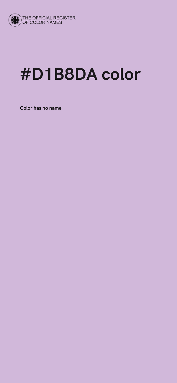 #D1B8DA color image