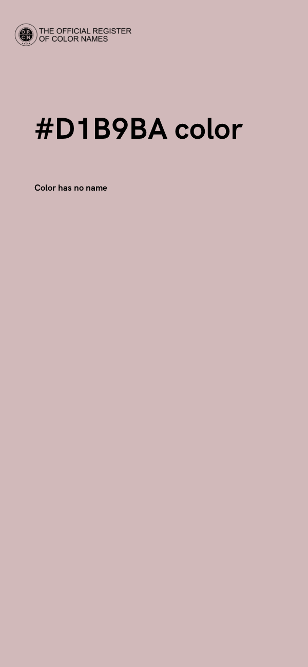 #D1B9BA color image