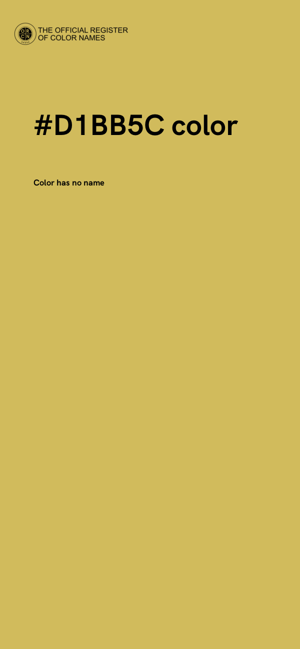#D1BB5C color image