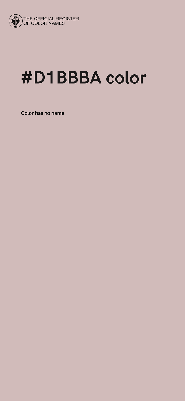 #D1BBBA color image