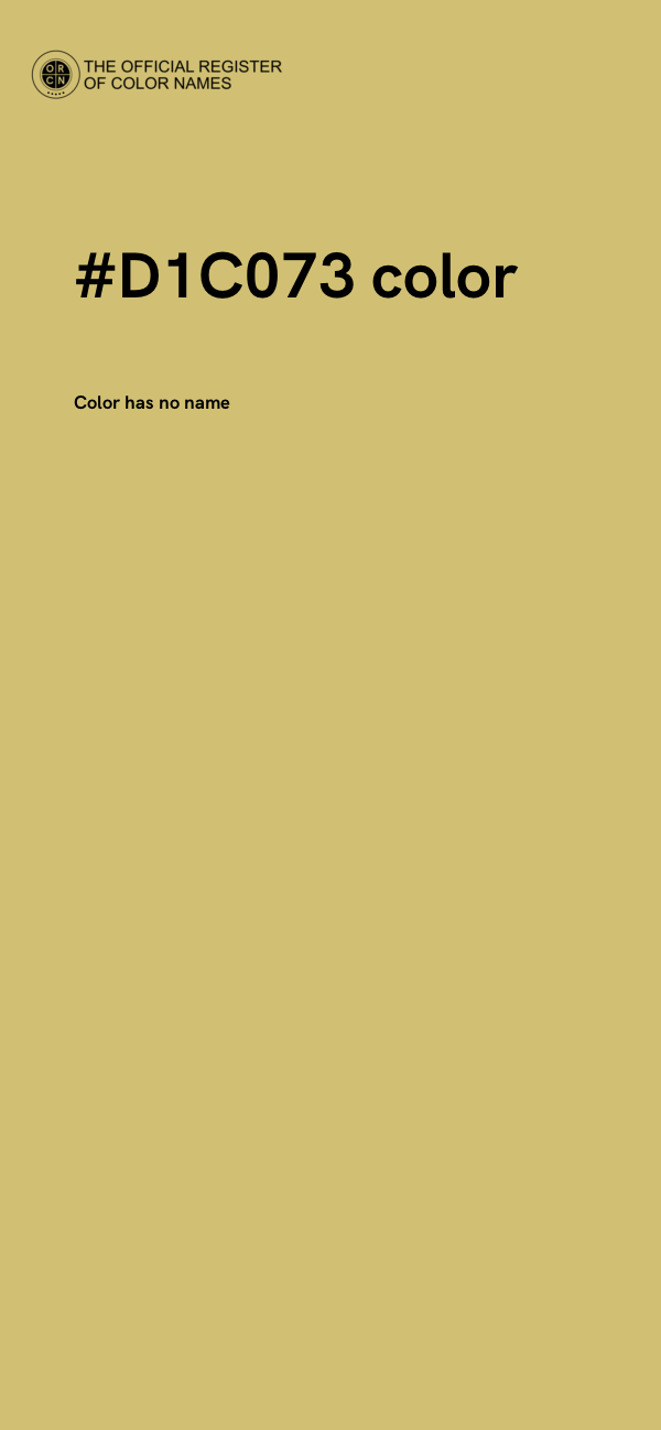#D1C073 color image