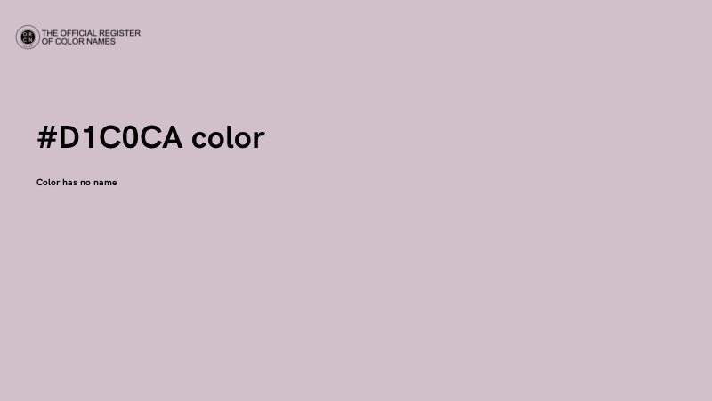 #D1C0CA color image