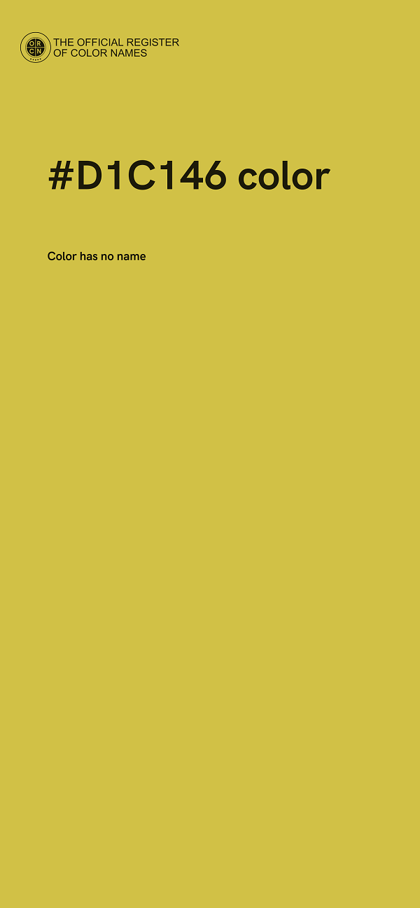 #D1C146 color image