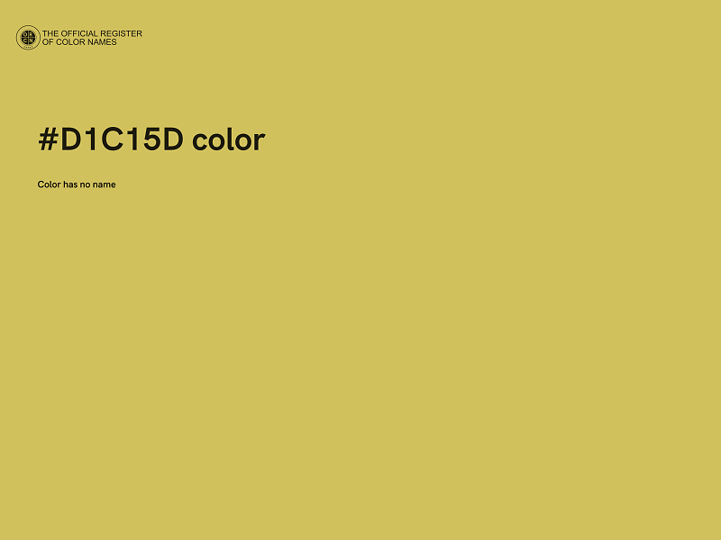 #D1C15D color image