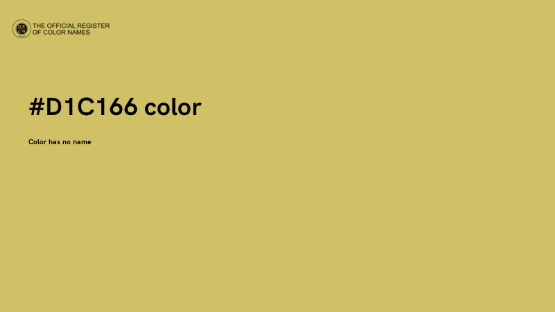 #D1C166 color image