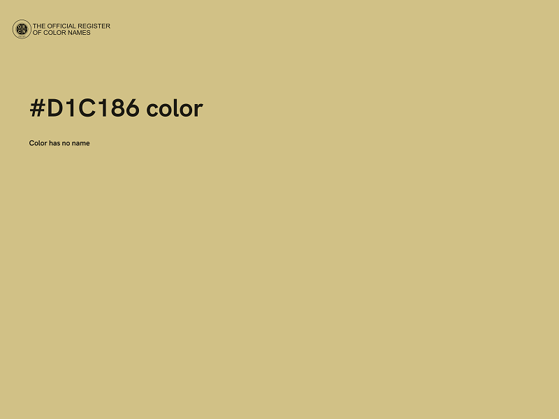 #D1C186 color image