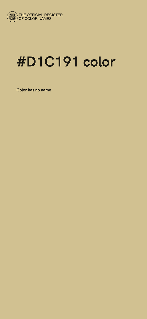 #D1C191 color image