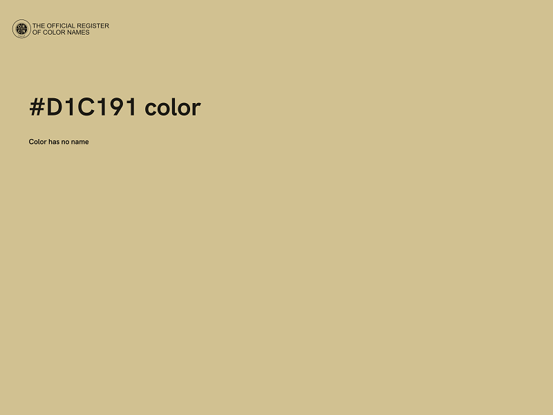 #D1C191 color image