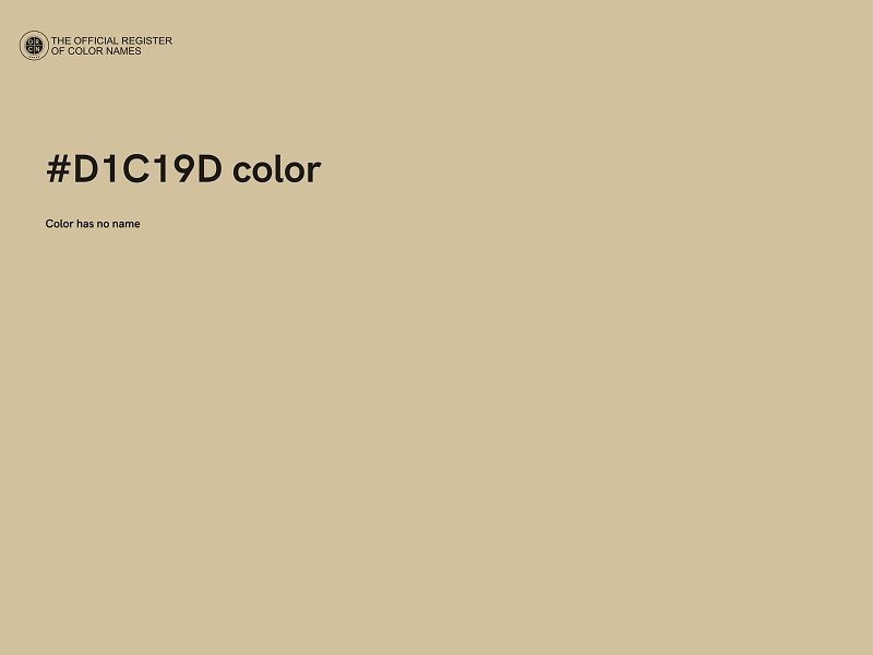 #D1C19D color image