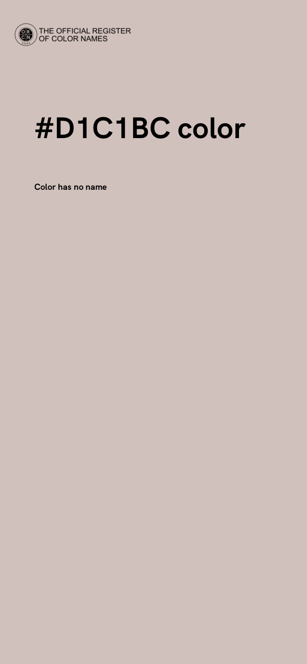 #D1C1BC color image