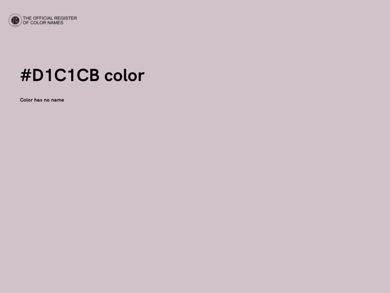 #D1C1CB color image