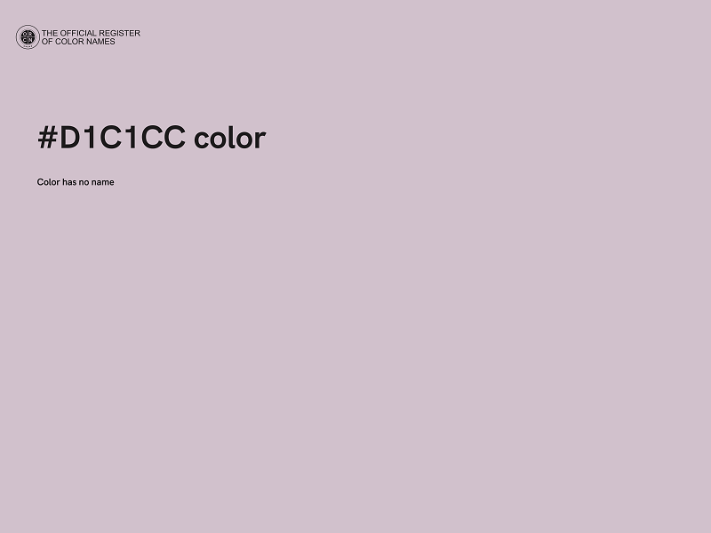 #D1C1CC color image