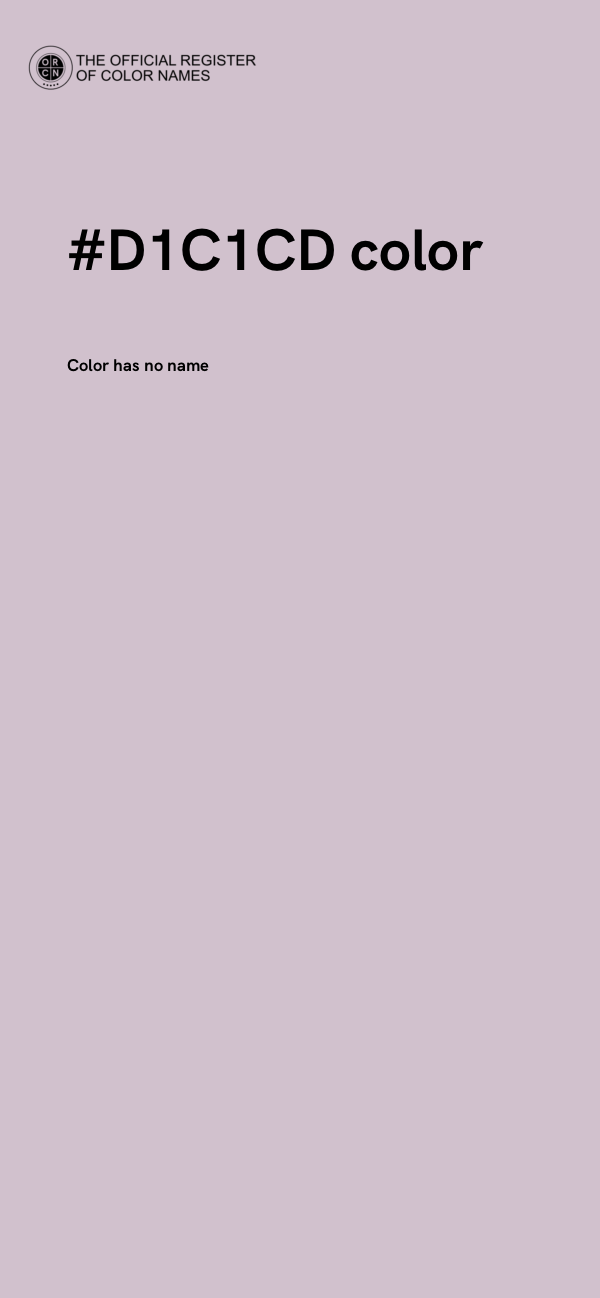 #D1C1CD color image