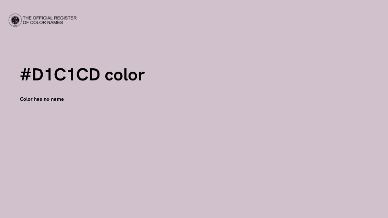 #D1C1CD color image