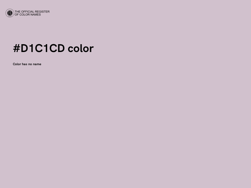 #D1C1CD color image