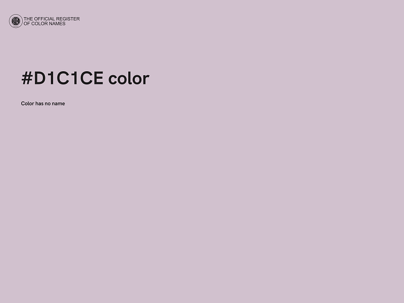 #D1C1CE color image