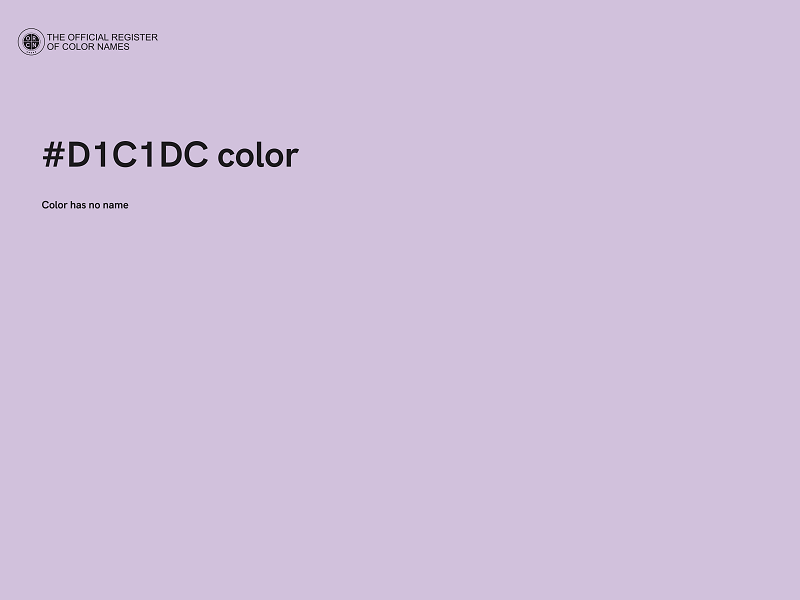 #D1C1DC color image