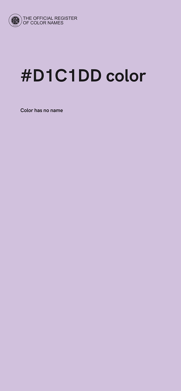#D1C1DD color image