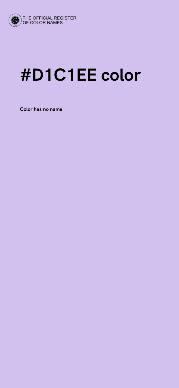 #D1C1EE color image