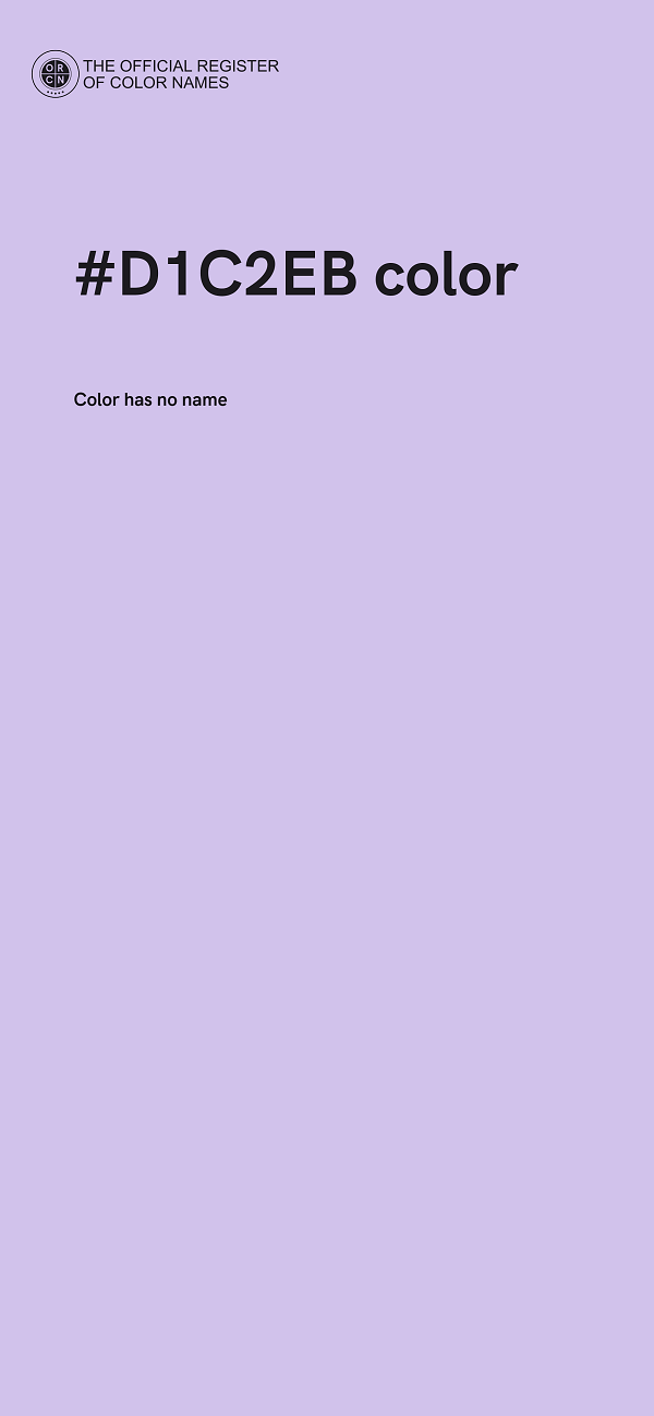 #D1C2EB color image