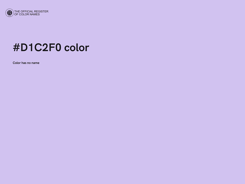 #D1C2F0 color image