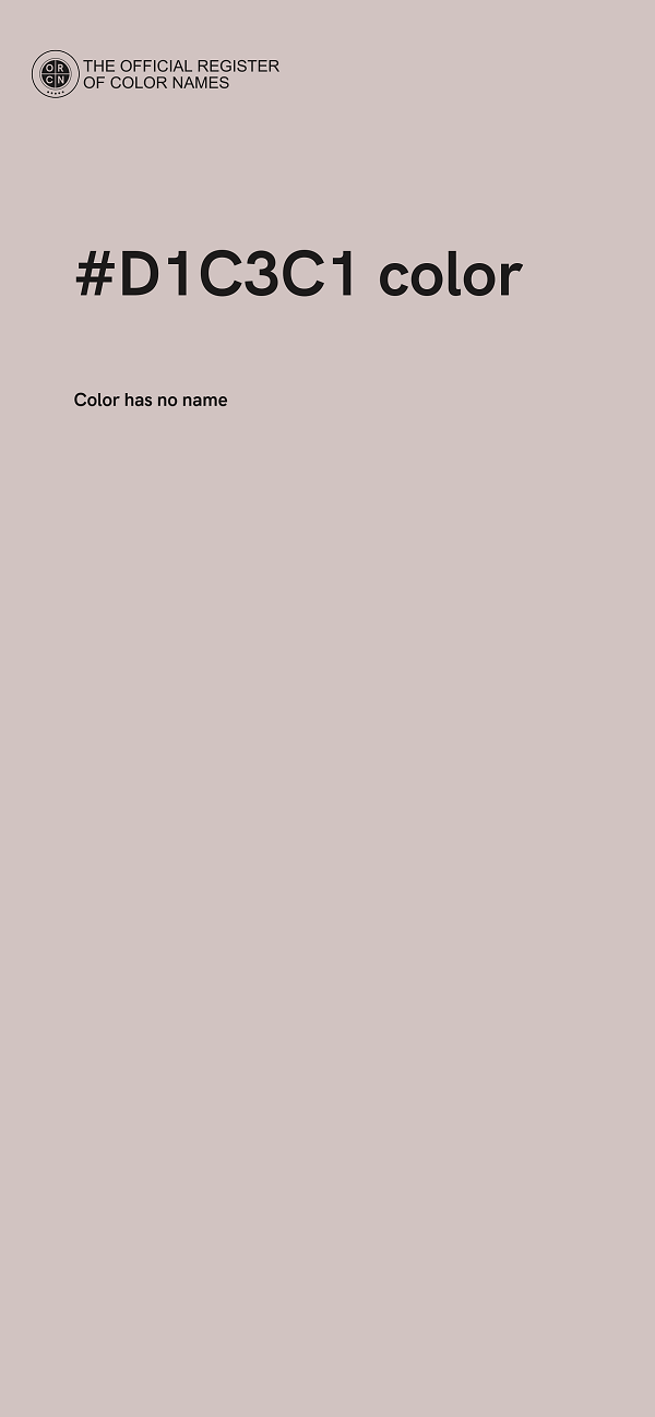 #D1C3C1 color image