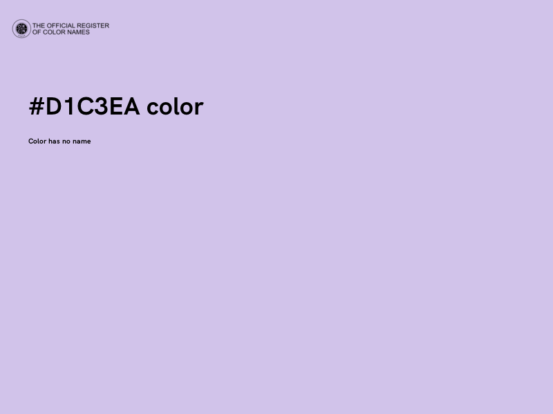 #D1C3EA color image