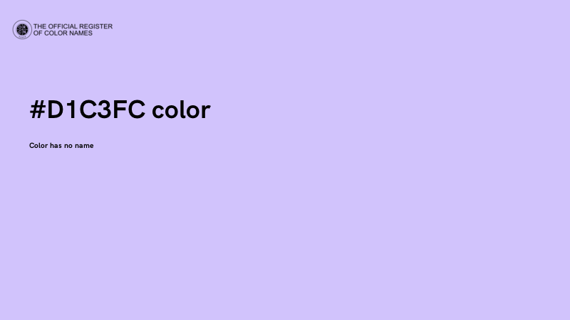 #D1C3FC color image