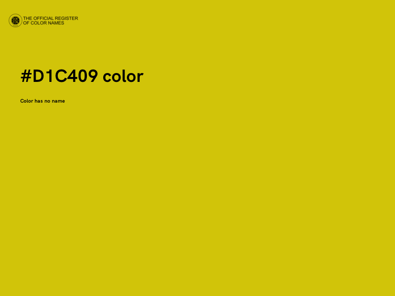 #D1C409 color image