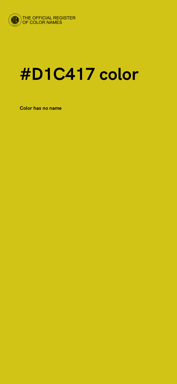 #D1C417 color image