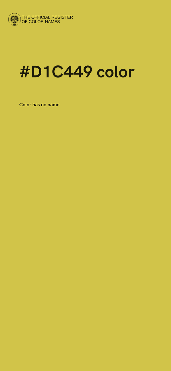#D1C449 color image