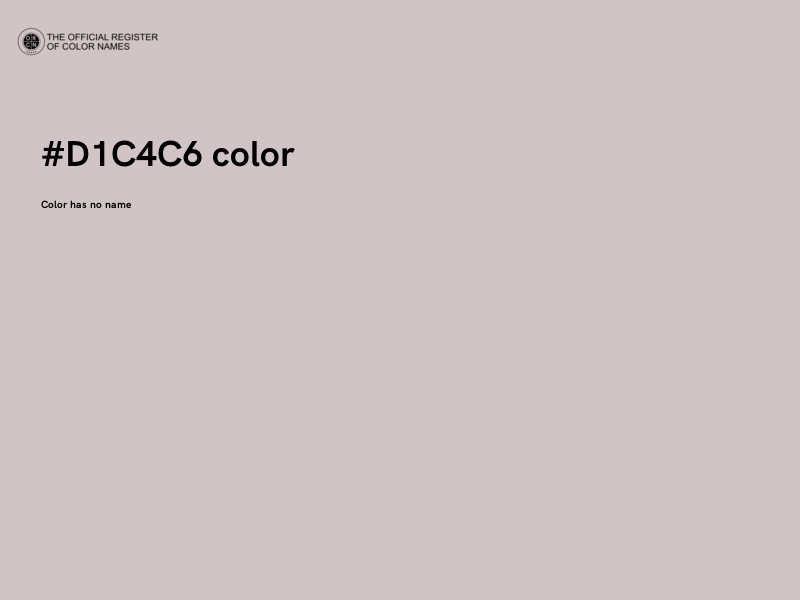 #D1C4C6 color image