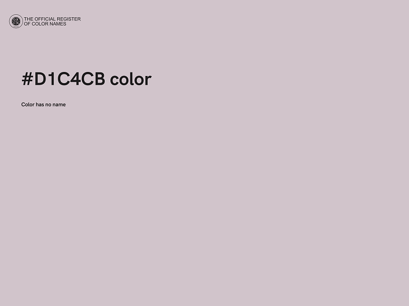 #D1C4CB color image