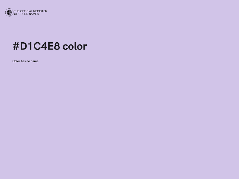#D1C4E8 color image