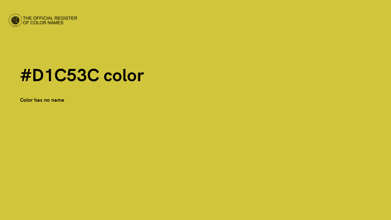 #D1C53C color image