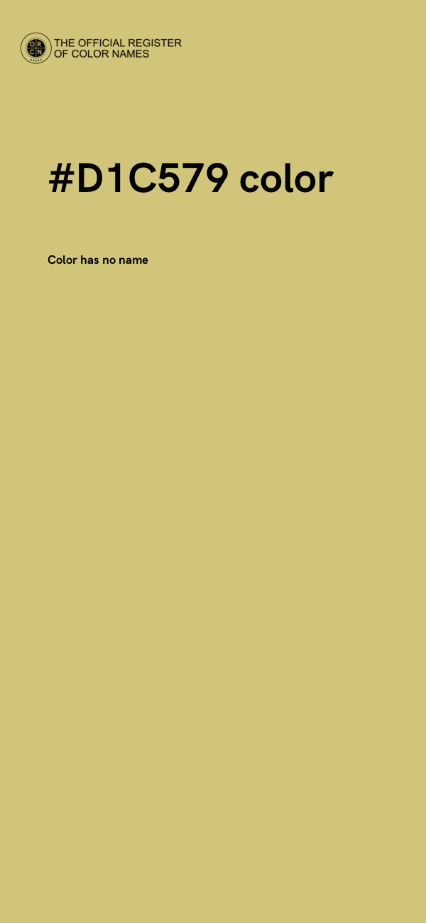 #D1C579 color image