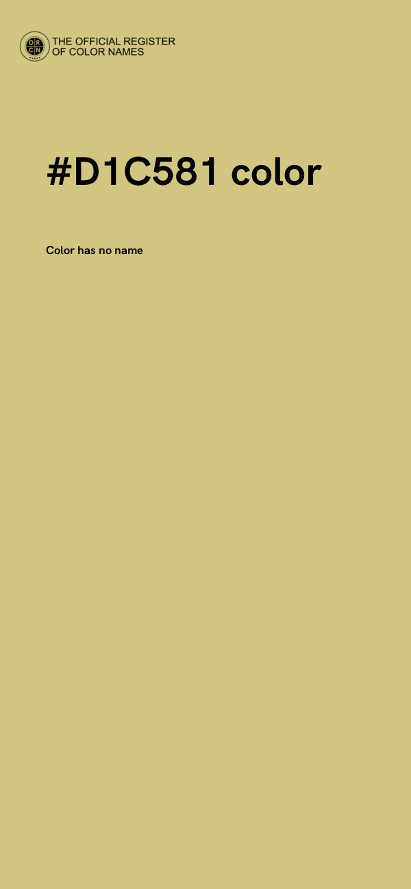 #D1C581 color image
