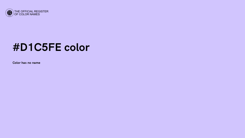 #D1C5FE color image
