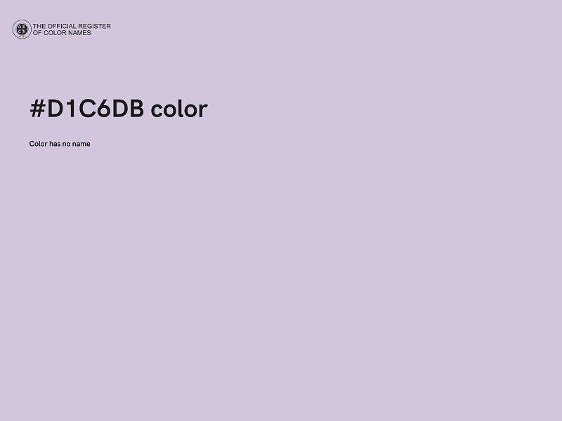 #D1C6DB color image