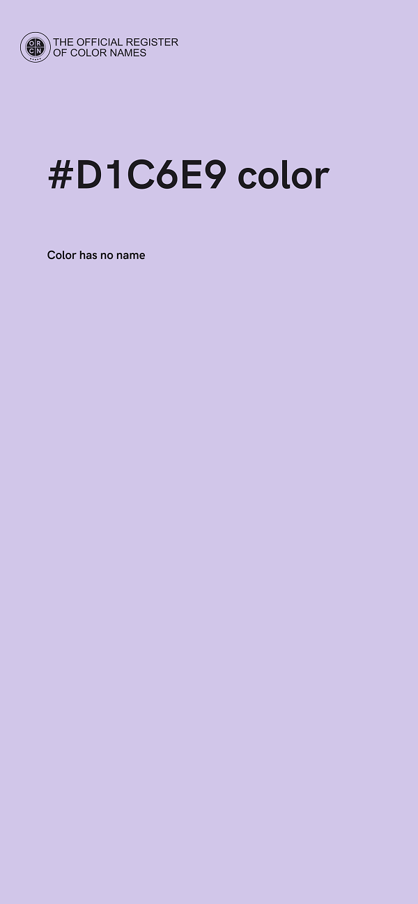 #D1C6E9 color image